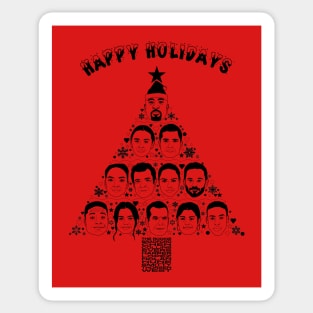 The Rookie Christmas Tree (black text) | The Rookie Sticker